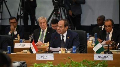 الرئيس السيسي بقمة العشرين: لا سبيل لمكافحة الفقر إلا بإقامة شركات دولية متوازنة مع الدول النامية