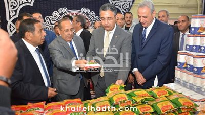 وزير التموين ومحافظ الغربية يتفقدان مخبز شركة مطاحن وسط وغرب الدلتا بطنطا