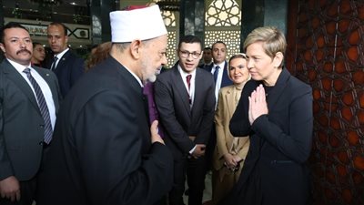 شيخ الأزهر و قرينة رئيس  كولومبيا يطالبان بموقف جاد تجاه الحد من صناعة الأسلحة