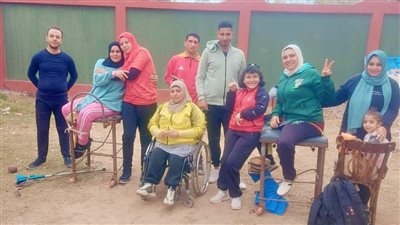  رمى الجلة والرمح ضمن فاعليات المشروع القومى لذوى الهمم برياضة كفر الشيخ