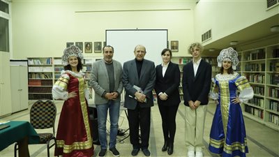 بالصور..بالغناء والعادات الروسية اجتماع جمعية الصداقة المصرية الروسية.