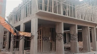 تنفيذ 8قرارات  إزالة تعديات على أملاك الدولة والأراضي الزراعية ومخالفات البناء بقلين 