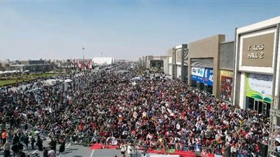 صلاة الجمعة في معرض الكتاب.. رسالة تلاحم وطني تعبر عن وعي الشعب والتفافه حول قيادته  