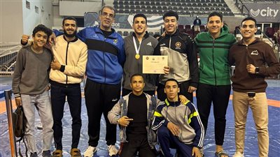 مصارعة المشروع القومي بكفر الشيخ يحصدون خمس ميداليات فى بطولة الجمهورية