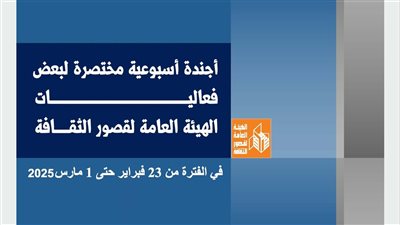 بالصور.. فعاليات مكثفة بشمال سيناء وأفلام مجانية بقصر السينما واستمرار القوافل الثقافية