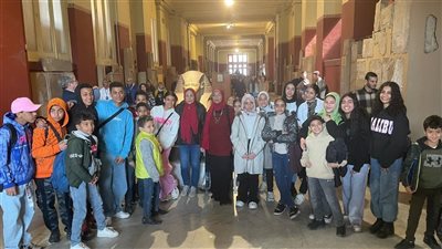بالصور..المتحف المصري يستقبل أطفال أتوبيس الفن الجميل
