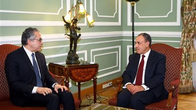 وزير الخارجية يلتقي خالد العناني لمتابعة مستجدات ترشحه لمنصب مدير عام اليونسكو