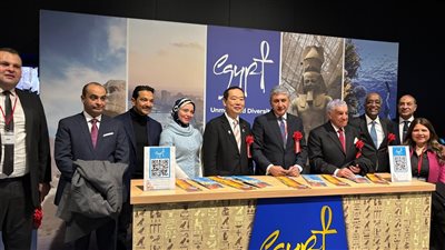 وزير السياحة وعمدة طوكيو يفتتحان معرض رمسيس وذهب الفراعنة في المحطة السادسة 