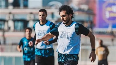 أحمد حمدي والكيني بارون أوشينج يخوضان تدريبات خاصة بعد مباراة الزمالك والمصري 