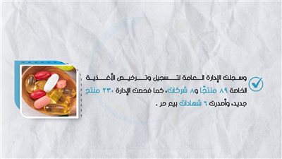 الهيئة القومية لسلامة الغذاء تنفذ 76 مأمورية رقابية بالتعاون مع الرقابة الصناعية