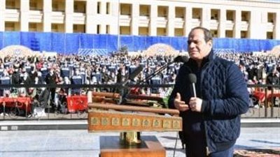 السيسي من أكاديمية الشرطة: الدولة تواجه التحديات وتتصدى للإشاعات