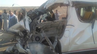 تصادم مروع بأسيوط يودي بحياة شخص ويصيب 6 آخرين
