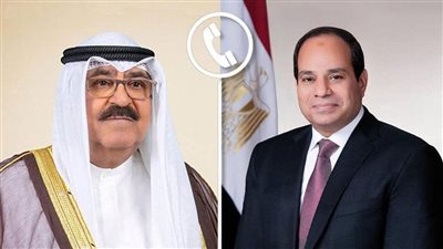 الرئيس السيسي وأمير الكويت يحذران من استمرار الاعتداءات الإسرائيلية على قطاع غزة