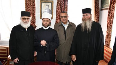 وزير الأوقاف يزور دير سانت كاترين برفقة محافظ جنوب سيناء