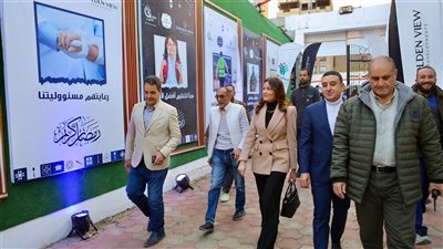 بالصور .. نائبة محافظ الجيزة تتفقد مطابخ ومائدة صناع الخير وجولدن فيو الرمضانية اليومية بالوراق وتشهد احتفالية المؤسسة باعياد الام