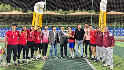 جنوب الوادي الأهلية تكرم الفائزين في الدورة الرمضانية لخماسي كرة القدم