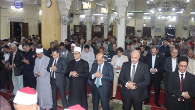 في ختام الشهر الفضيل..محافظ القليوبية يشهد احتفالية ليلة القدر بمسجد ناصر ببنها