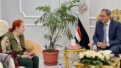 محافظ قنا يبحث تعزيز التعاون في الاقتصاد الأخضر والتنمية الاقتصادية المحلية مع وفد إسباني وبرنامج الأمم المتحدة الإنمائي
