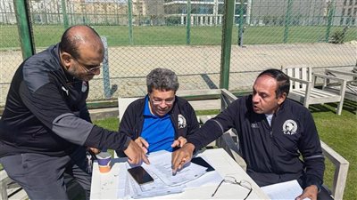 إدارة المدربين باتحاد الكرة  تجري اختبارات عملية لمدربي الرخصة 