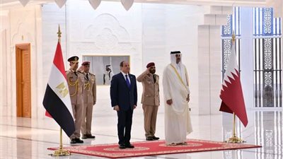 الرئيس السيسي ونظيره القطري يتفقان على رفض التهجير ودعم إقامة دولة فلسطينية مستقلة
