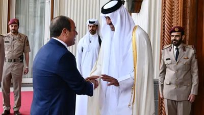 زيارة الرئيس السيسي إلى قطر تتصدر المشهد الخليجي