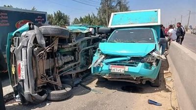 عاجل: إصابة 17 مواطنًا في حادث مروع على طريق المنصورة - جمصة
