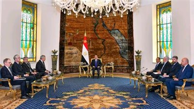 السيسي يستقبل نائب رئيس الوزراء الإيطالي لبحث التعاون الثنائي وتطورات غزة