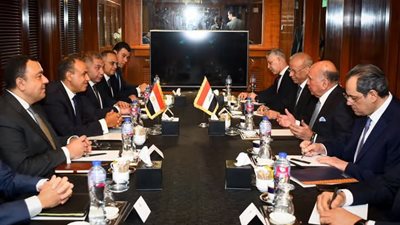 وزير الخارجية يستقبل نائب رئيس الوزراء ووزير خارجية جمهورية العراق