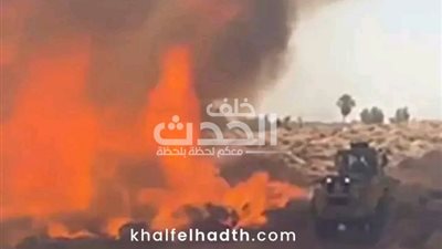 10 صور تبرز حجم الدمار في حريق شونة كتان بالغربية