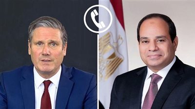 السيسي يستعرض مع رئيس وزراء بريطانيا جهود مصر لوقف إطلاق النار في غزة