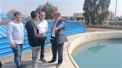 رئيس مياه القناة يتابع انتظام العمل بالمحطات استعدادا لعيد الأضحى