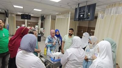   وكيل مديرية الصحة بكفرالشيخ تتفقد مستشفى حميات بيلا في ثانى أيام العيد