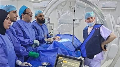 أول قسطرة مخية بمستشفى جامعة الأزهر بدمياط لتشخيص الجلطات وتمدد الشرايين