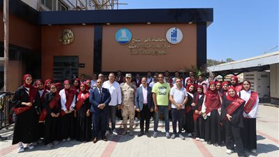   مركز الشبكة الوطنية بكفرالشيخ  يفتح أبوابه لطلاب الجامعة لتعريفهم بخطط وأساليب إدارة المواقف والأزمات