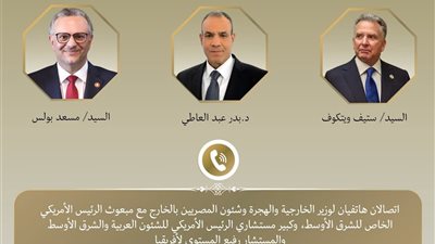 وزير الخارجية المصري ينسق مع واشنطن لوقف التدهور الأمني في الشرق الأوسط