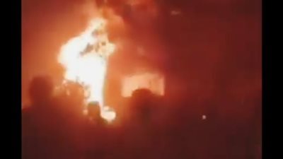 حريق هائل داخل مصنع للزيوت بالقناطر الخيرية.. والحماية المدنية تتدخل