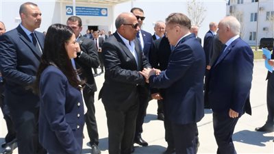 وزير الكهرباء والمدير التنفيذي لهيئة الدولة للطاقة النووية الروسية يتفقدان مشروع المحطة النووية بالضبعة