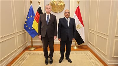 وزير العدل يبحث مع السفير الألماني تعزيز التعاون القضائي بين البلدين