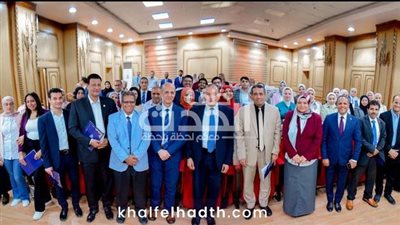 رئيس جامعة بني سويف يكرم الفائزين بمسابقة أولمبياد الشركات الناشئة وأعضاء مركز تطوير الأداء الجامعي