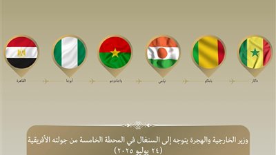 وزير الخارجية يزور السنغال ختامًا لجولته في غرب إفريقيا