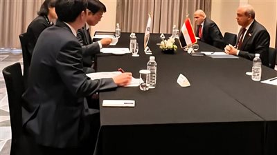 الحفني يعقد لقاءات ثنائية مع مسئولي  قطاع الطيران الكوري لبحث فرص التعاون فى  تطوير المطارات وتحديث البنية التحتية 