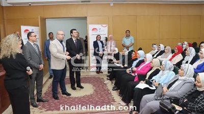 محافظ بني سويف يشهد الجلسة الافتتاحية لبرنامج تدريب الدفعة الثالثة ضمن برنامج 