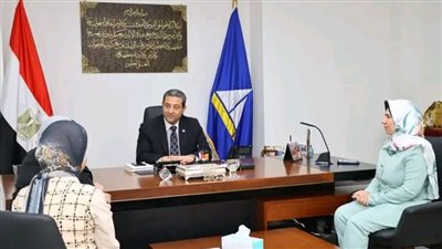 محافظ دمياط يلتقى مع رئيس الإدارة المركزية للمشروعات بجهاز تعمير شمال سيناء