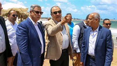 وزير قطاع الأعمال العام ومحافظ الإسكندرية في جولة ميدانية موسعة بمنطقة المعمورة