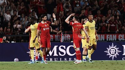 ليفربول يتعادل مع ميلان في الشوط الأول وديًا بهونج كونج