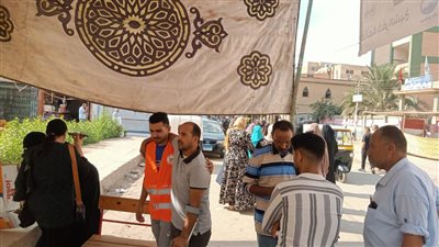  متطوعو الشباب والرياضة بكفرالشيخ لمساعده الناخبين فى  على مستوى المحافظة