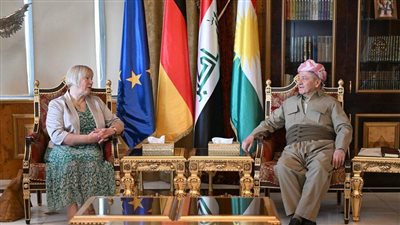 خطوط جوية وقنصلية للمنامة في أربيل.. بارزاني يستقبل سفيري البحرين وألمانيا