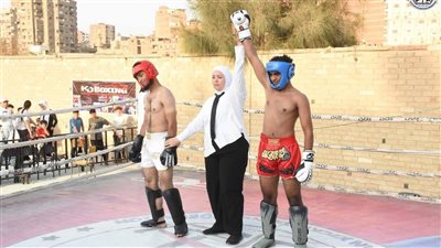 2000 لاعب في بطولة قطاع القاهرة الكبرى للكيك بوكسينج بالمطرية