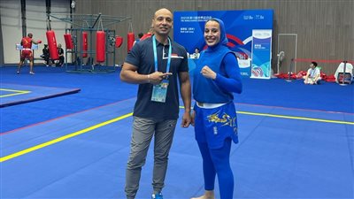 منة الله محمد تنافس على برونزية الكونغ فو بدورة الألعاب العالمية بالصين