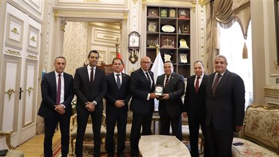 القاضي حازم بدوي يهنئ القاضي عاصم الغايش بتوليه رئاسة محكمة النقض